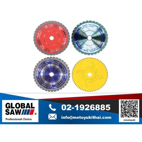 ขายเครื่องตัดและใบเลื่อยอุตสาหกรรม - โมโตยูกิ - ใบเลื่อยวงเดือน Cermet Tipped